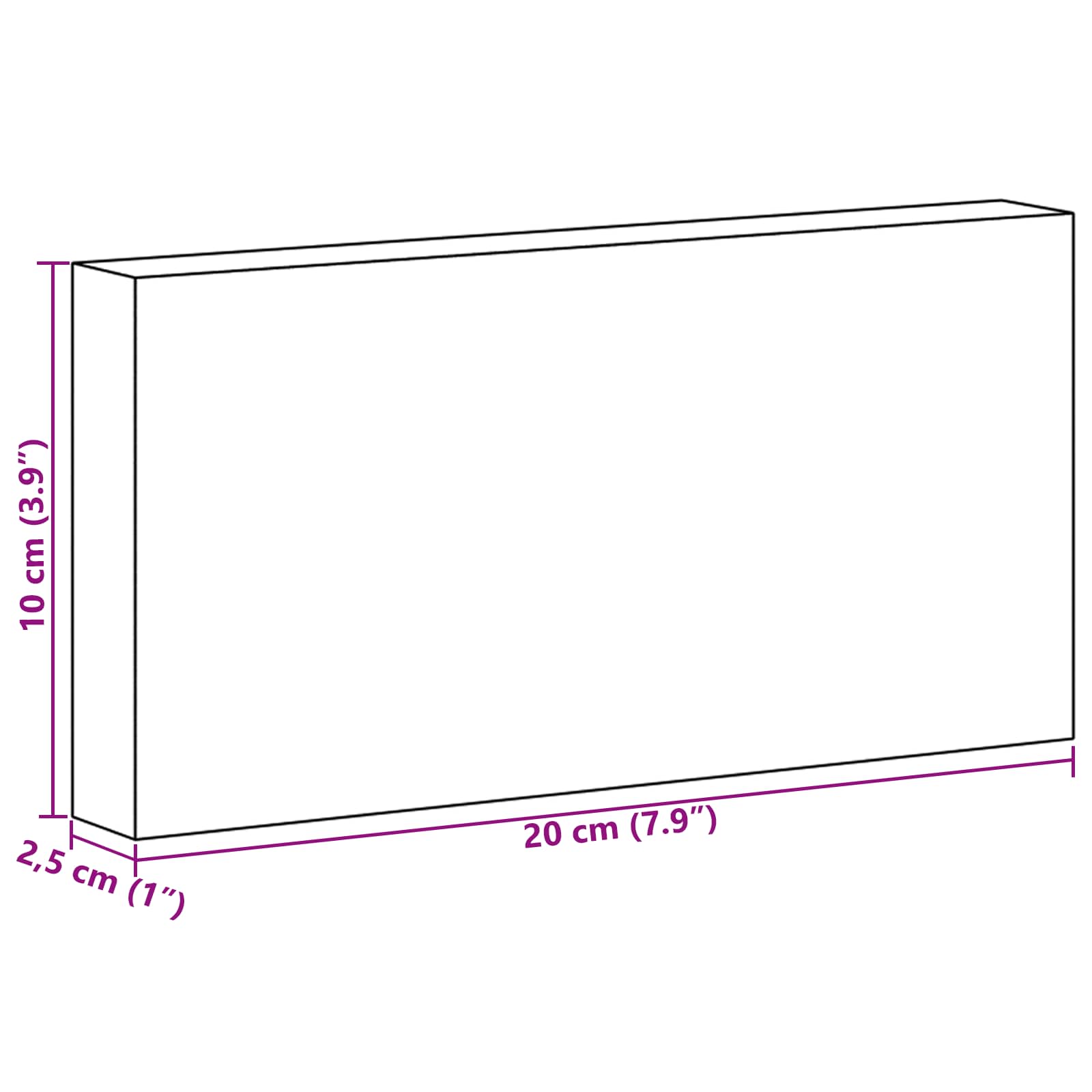 Salzsteine 10 pcs Rosa 20 x 10 x 5 cm Steinsalz
