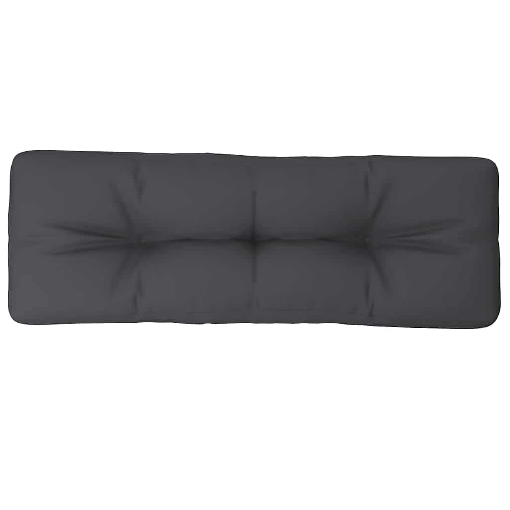 Palettenkissen Anthrazit 50x40x12 cm Stoff