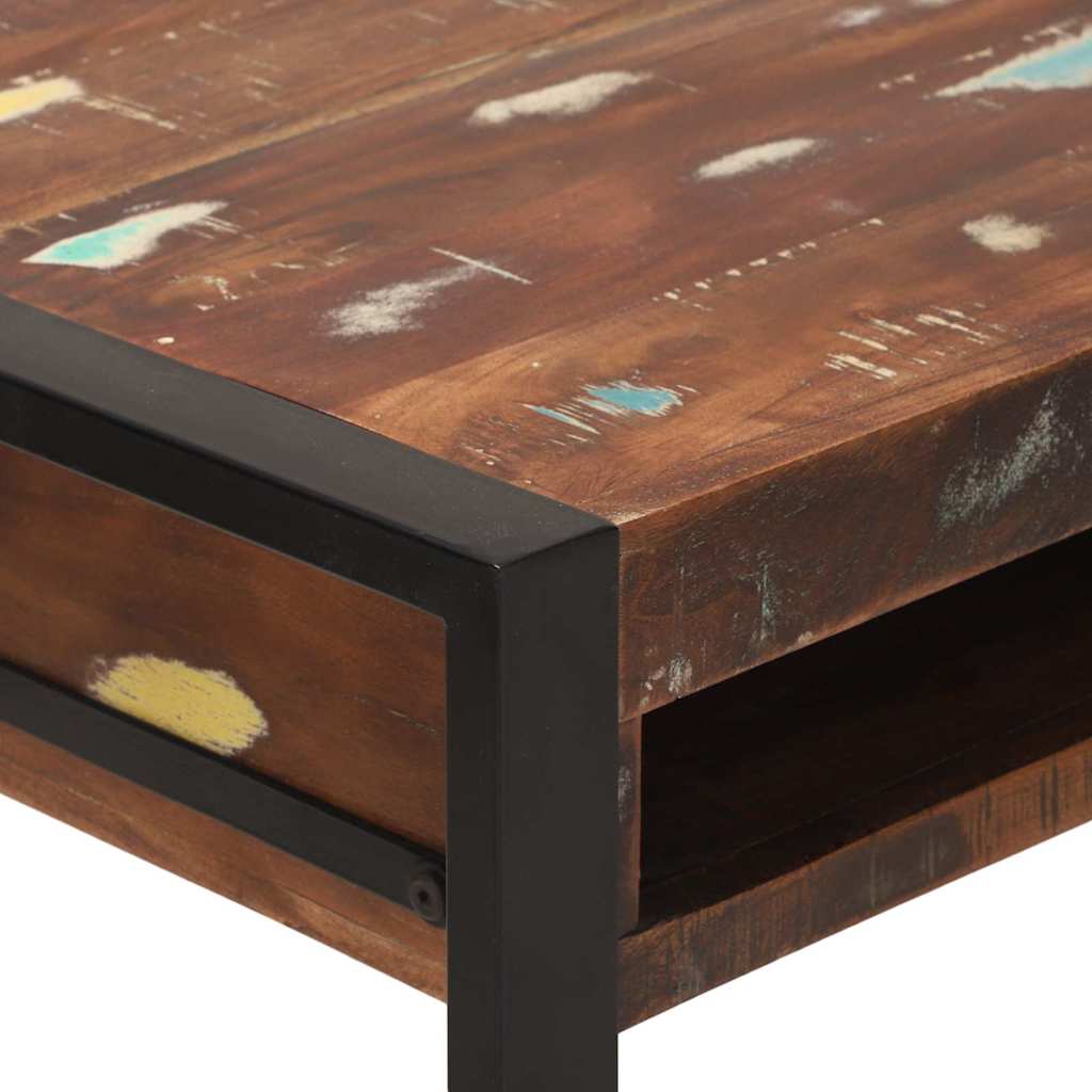 Schminktisch mit Regal Braun 100 x 50 x 75 cm Massivholz Mango