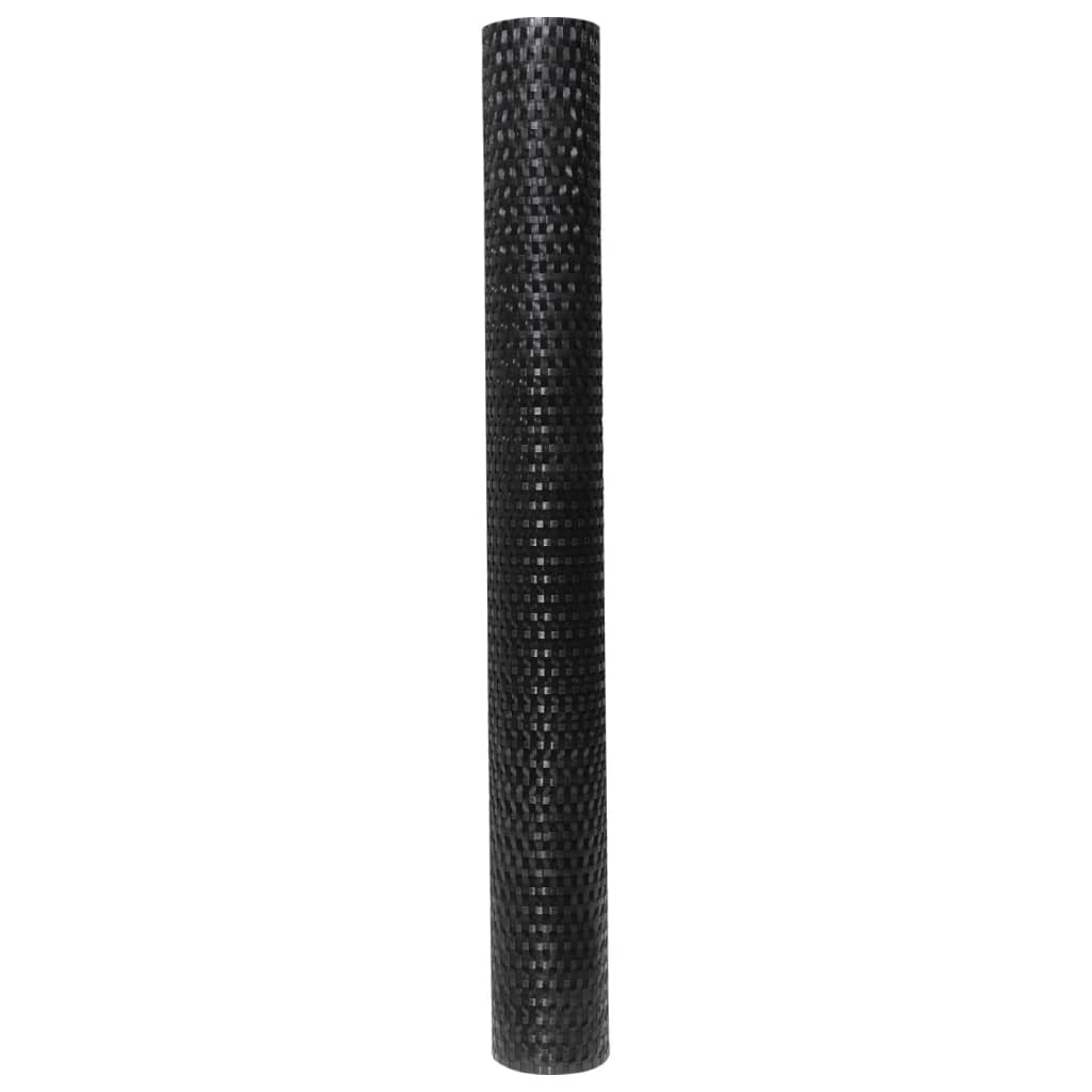 Balkon-Sichtschutz Anthrazit 300x90 cm Poly Rattan