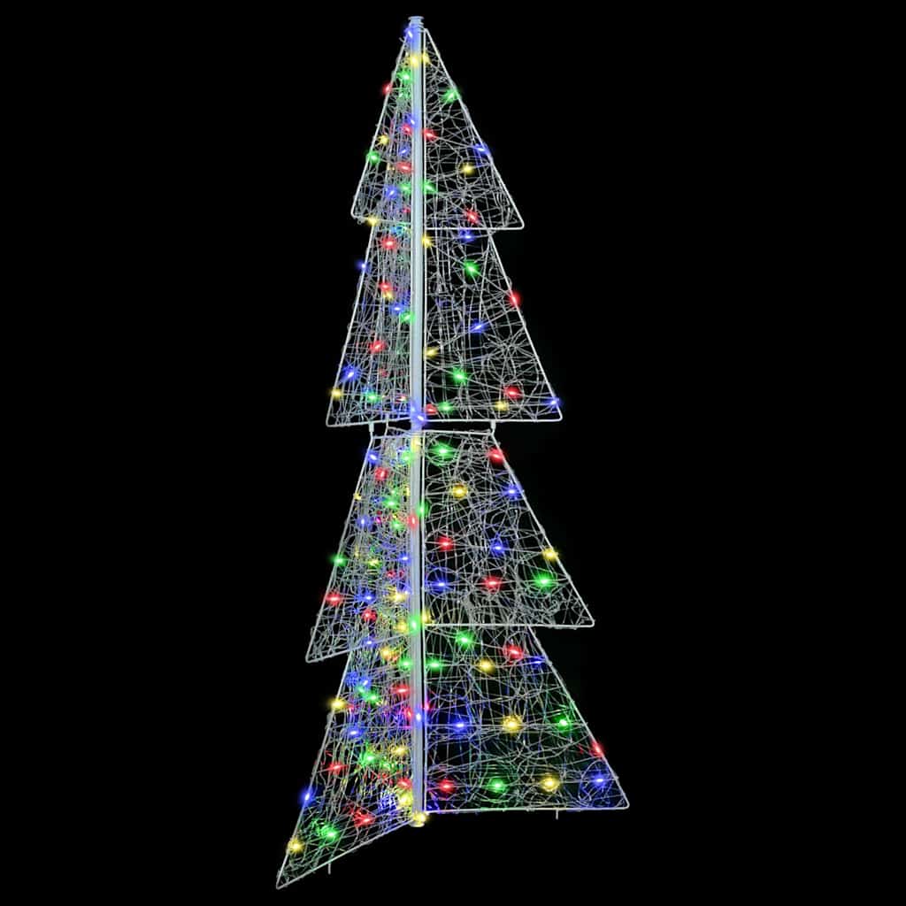 Weihnachtsbaum mit 100 LEDs Warmes Weiß 120 cm Acryl