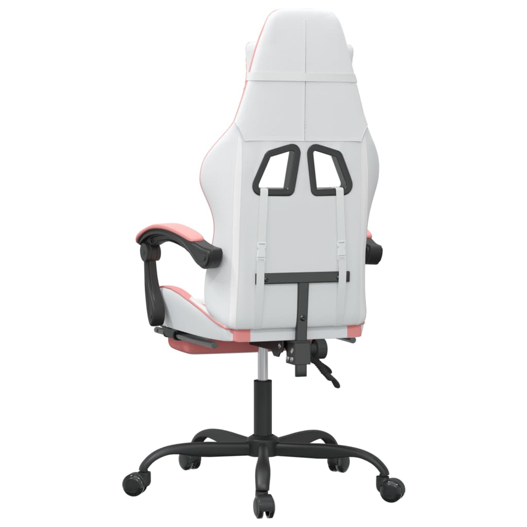 Gaming-Stuhl Drehbar Schwarz und Grün Kunstleder