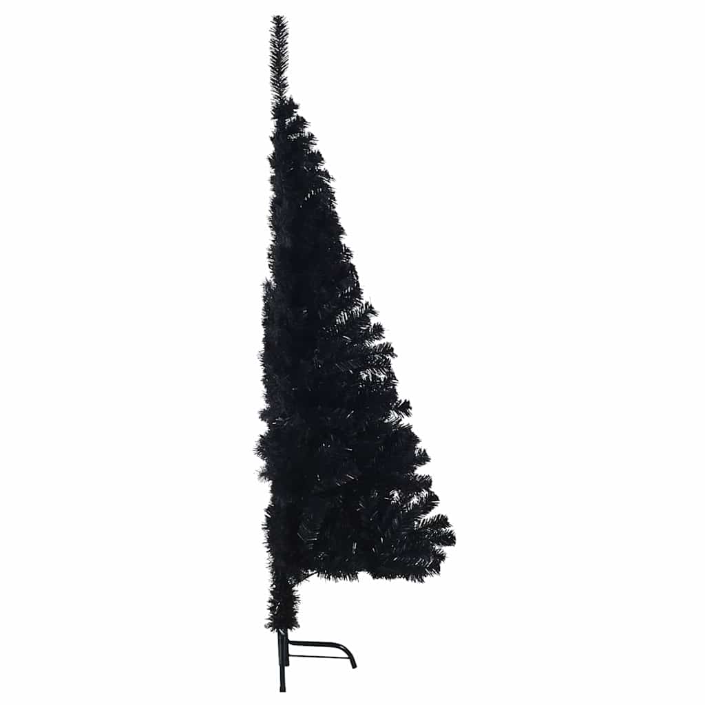 Künstlicher Halb-Weihnachtsbaum mit Ständer Grün 150 cm PVC