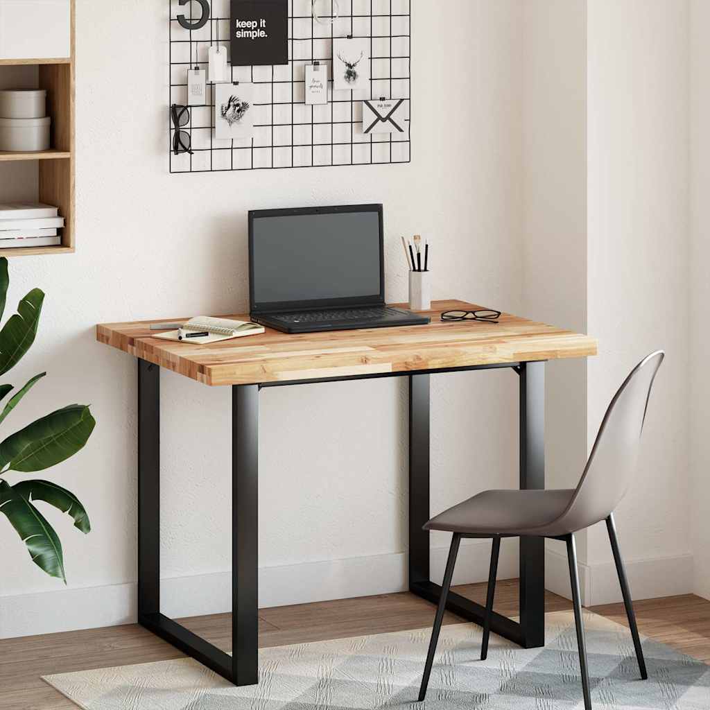 Tischplatte Rechteckig 60x50x2 cm Massivholz Akazie