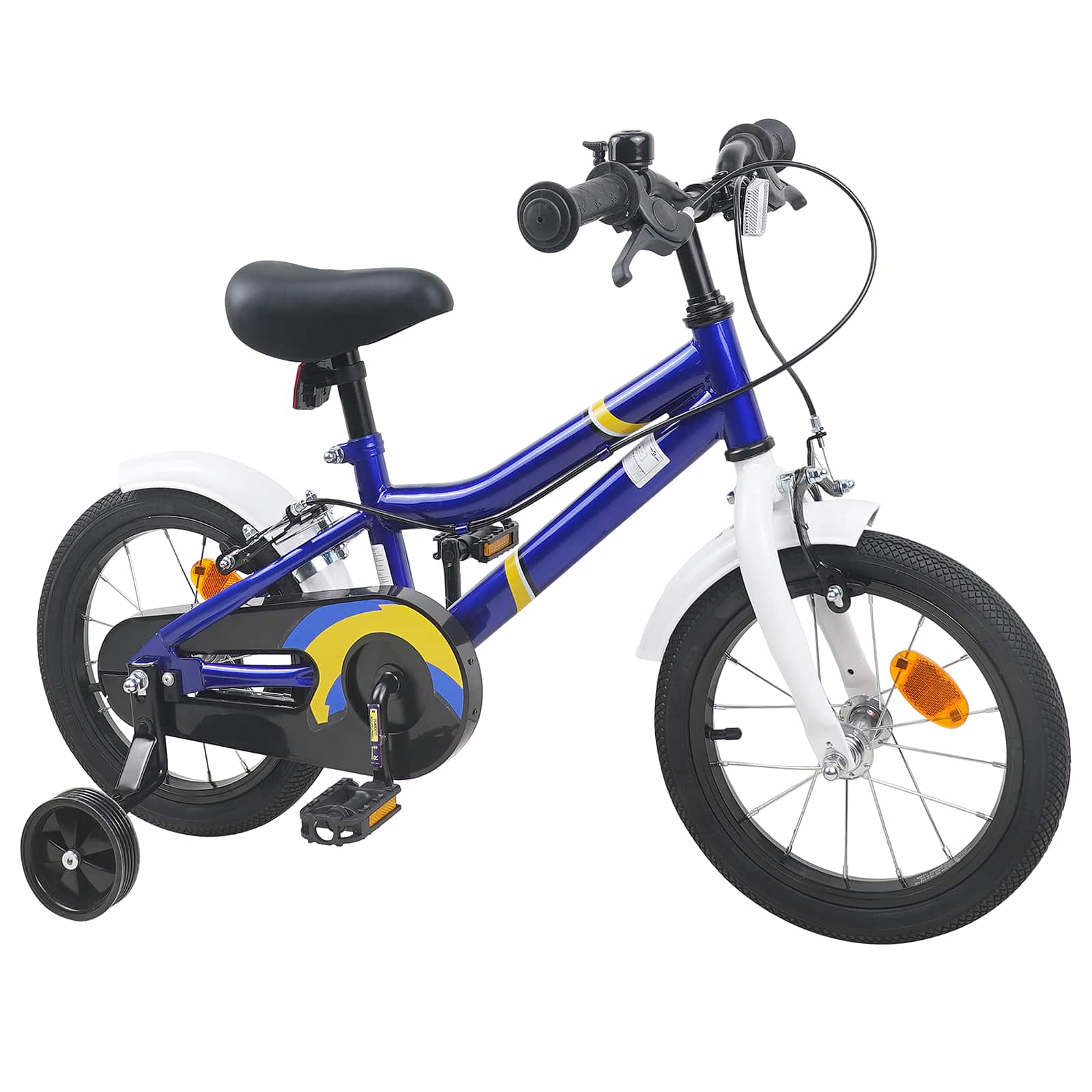 Kinderfahrrad 12 Zoll für 2-4 Jahre alt Schwarz Rot