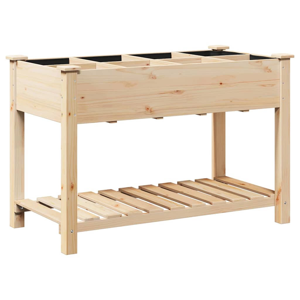 Garten-Pflanzgefäß mit Regal Beige 71 x 37 x 76,5 cm