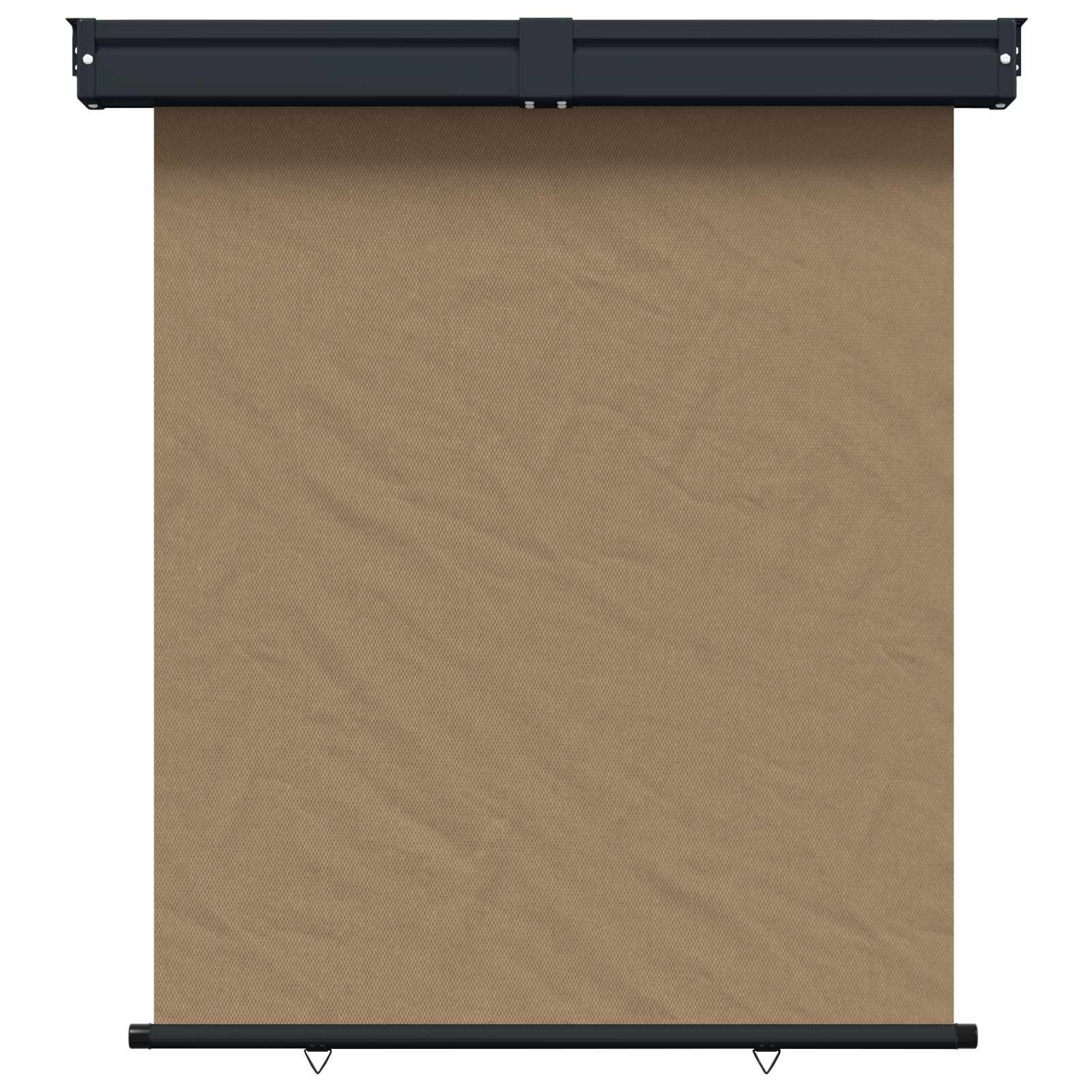 Balkon Seitenmarkise 60 x 250 cm 100% Polyester Eisen Stahl