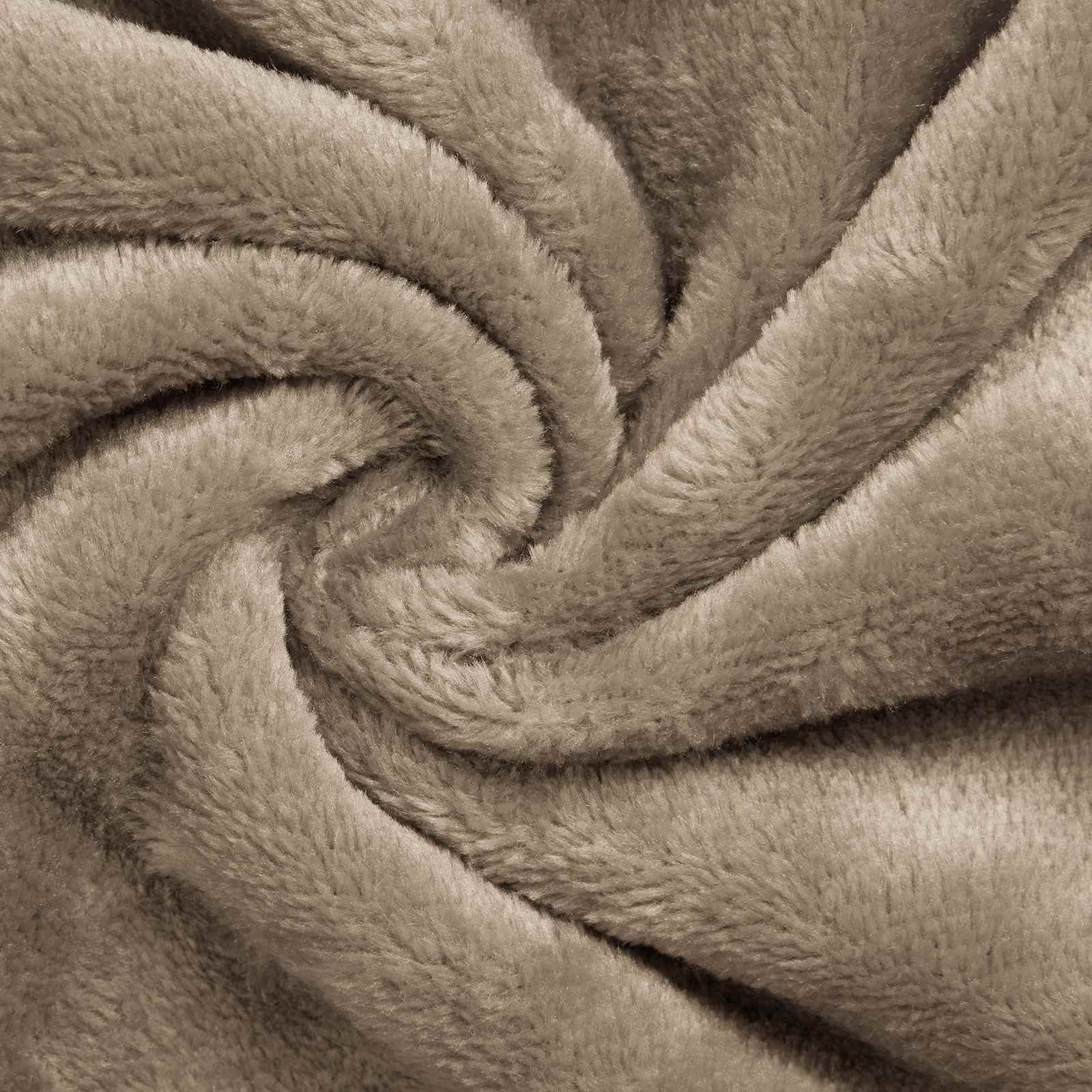 Decken-Hoodie Beige F Flanell