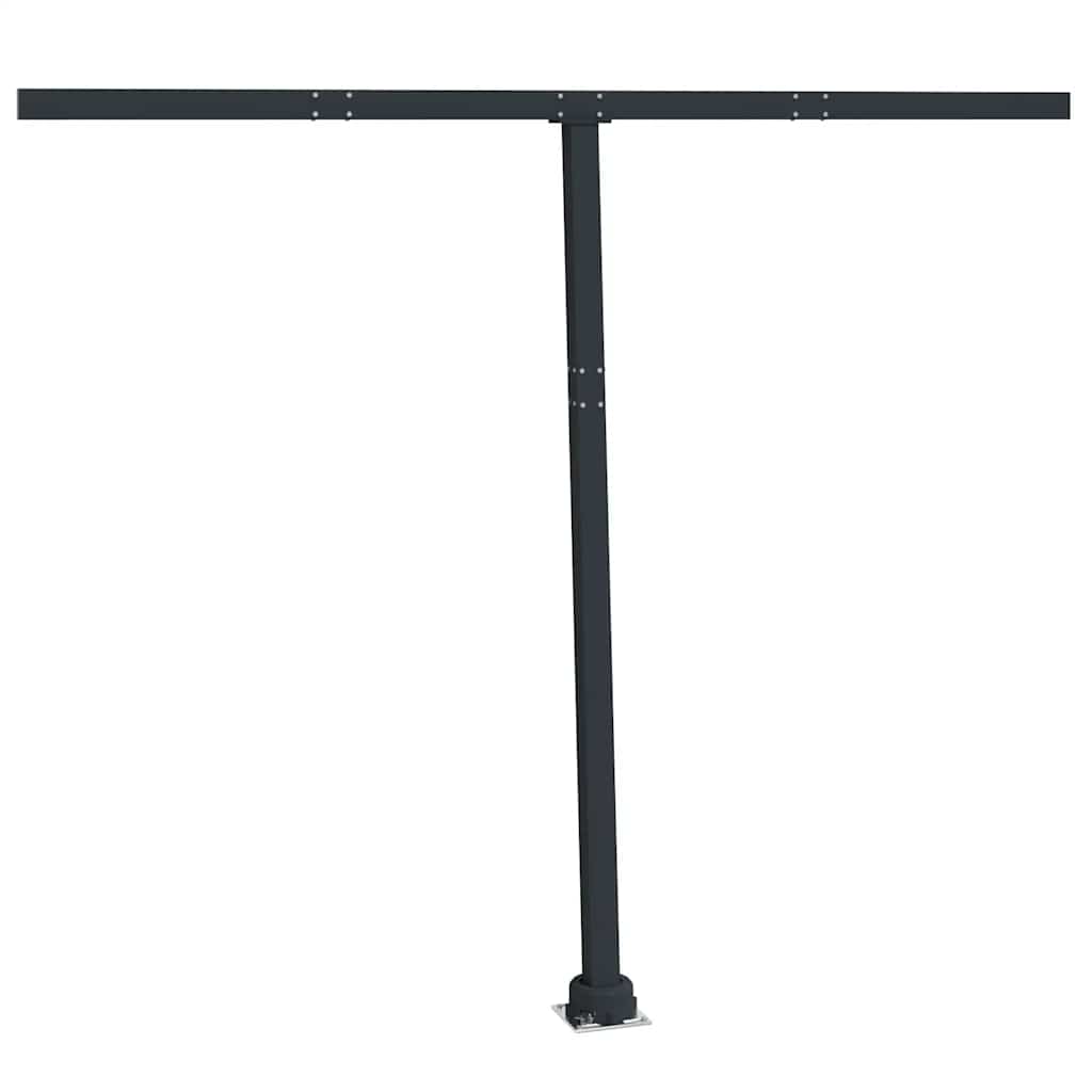 Stützen für Markisen Weiß 300x245 cm Eisen