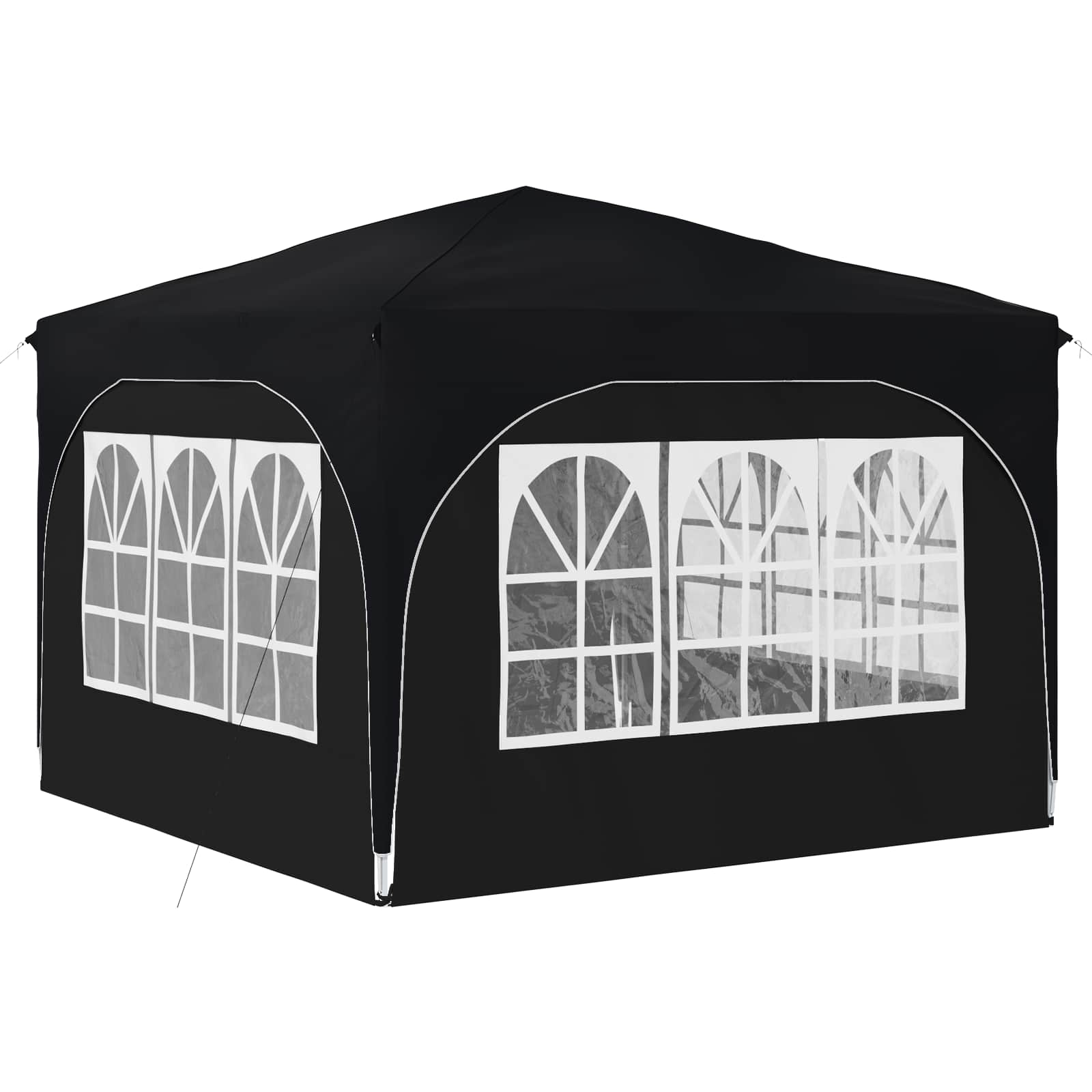 Pop-up Partyzelt 290 x 290 x 245 cm Creme