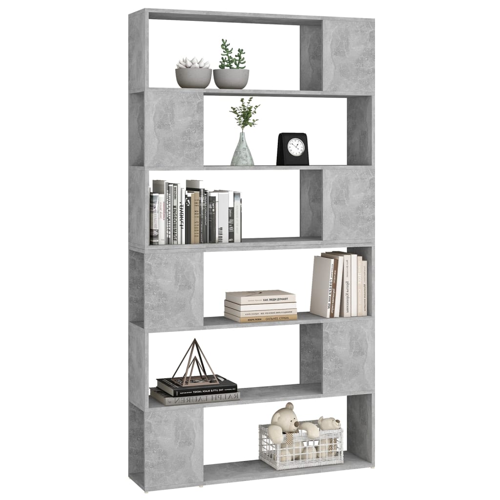 Bücherregal Raumteiler Weiß 100x24x188 cm