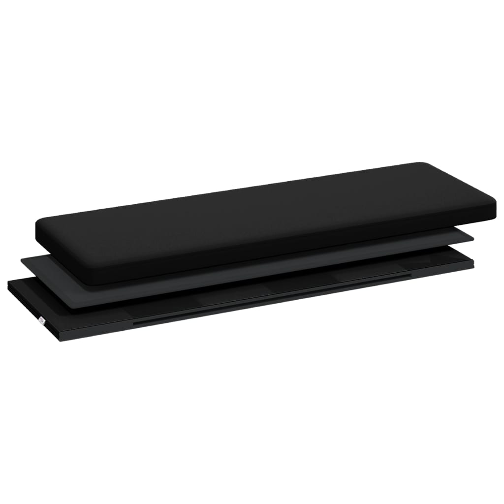 Faltbare Sitzbank mit Stauraum Weinrot PVC