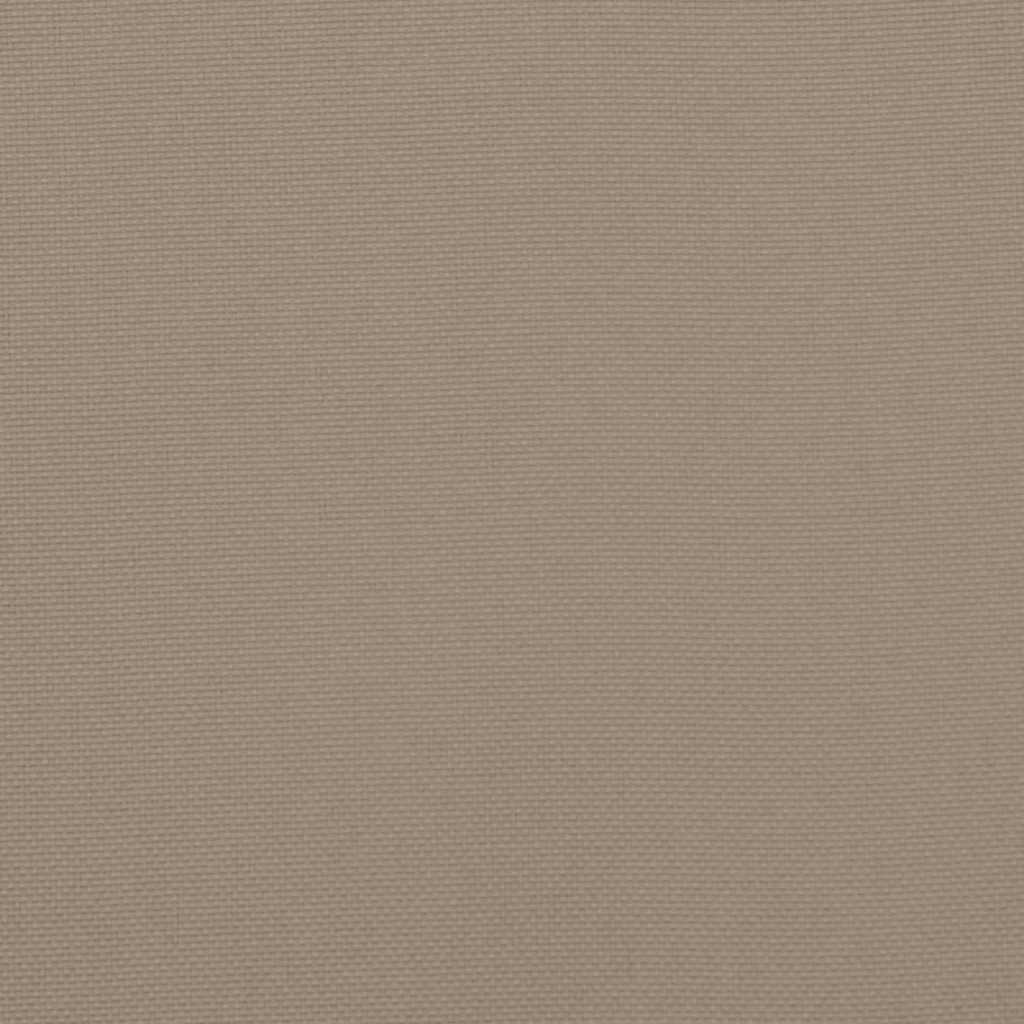 Palettenkissen 3-tlg. Taupe Stoff