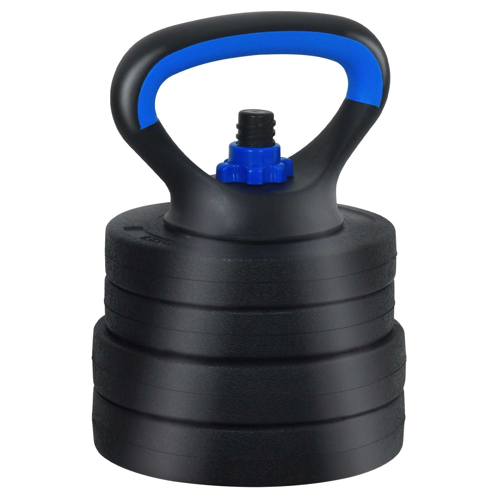2-in-1 Hantelset 40kg Schwarz und Rot Zement und Eisensand