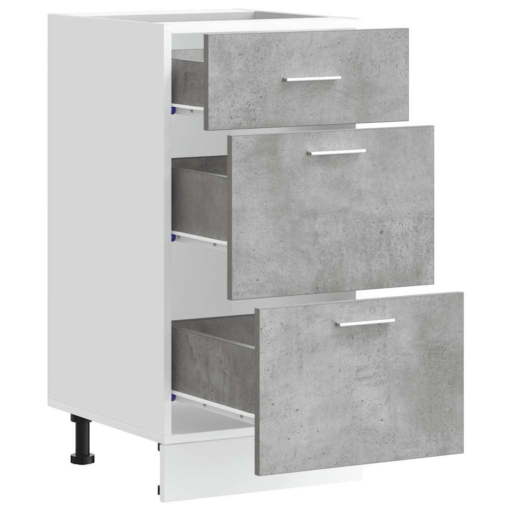Unterschrank Lyon Weiß 60x46x81,5 cm Holzwerkstoff