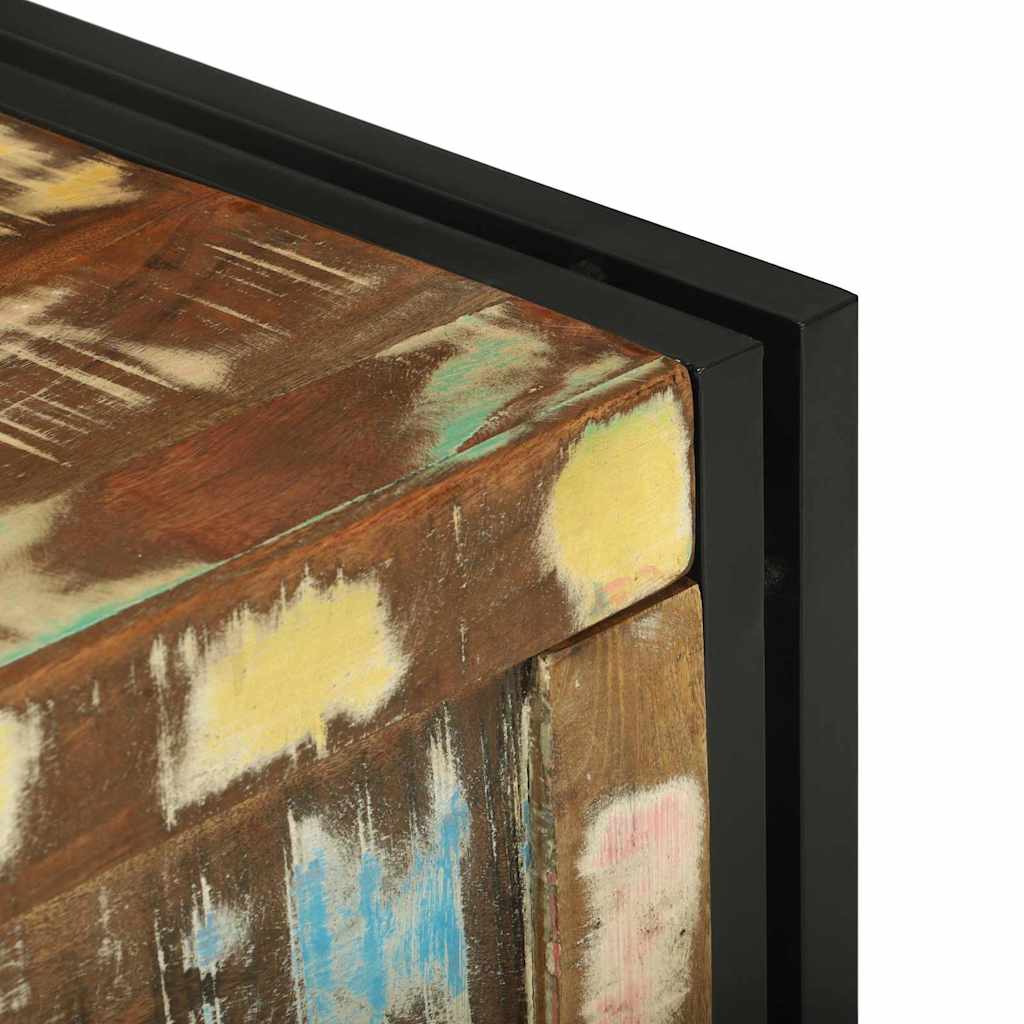 Aufbewahrungsbox 50 x 50 x 50 cm Massives upgecyceltes Holz