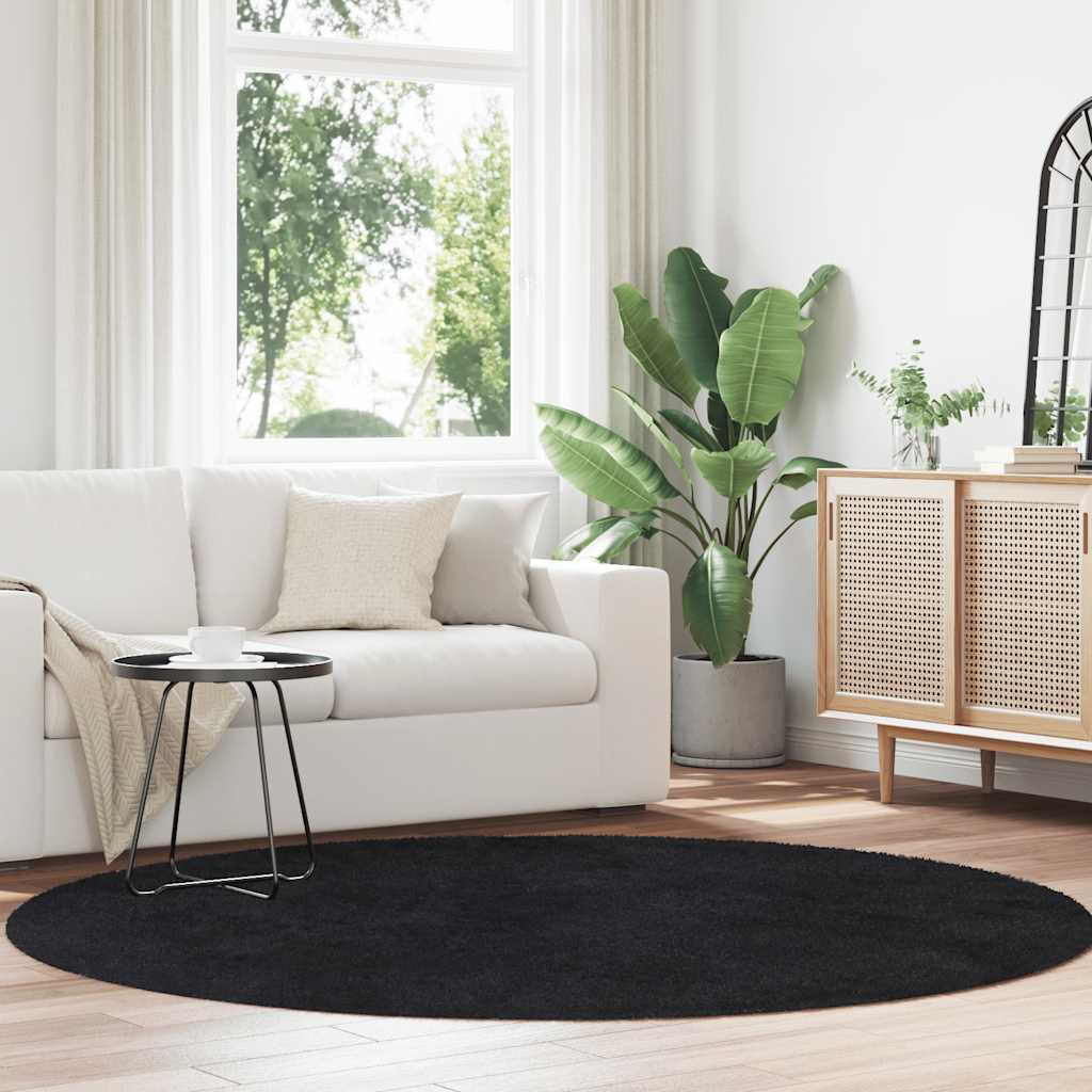 Teppich Shaggy Hochflor NAVARRA Beige 60x100 cm Polyester