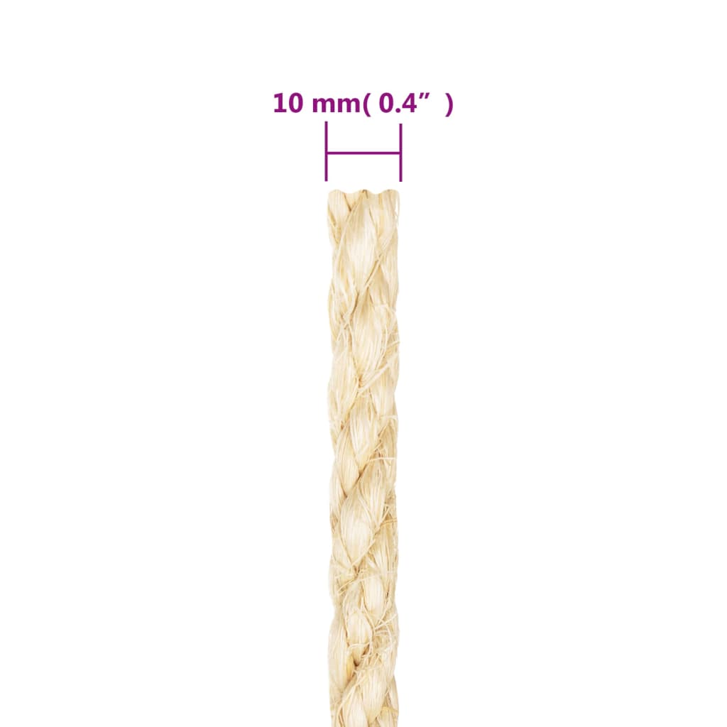 Seil 100% Sisal 6 mm 100 m