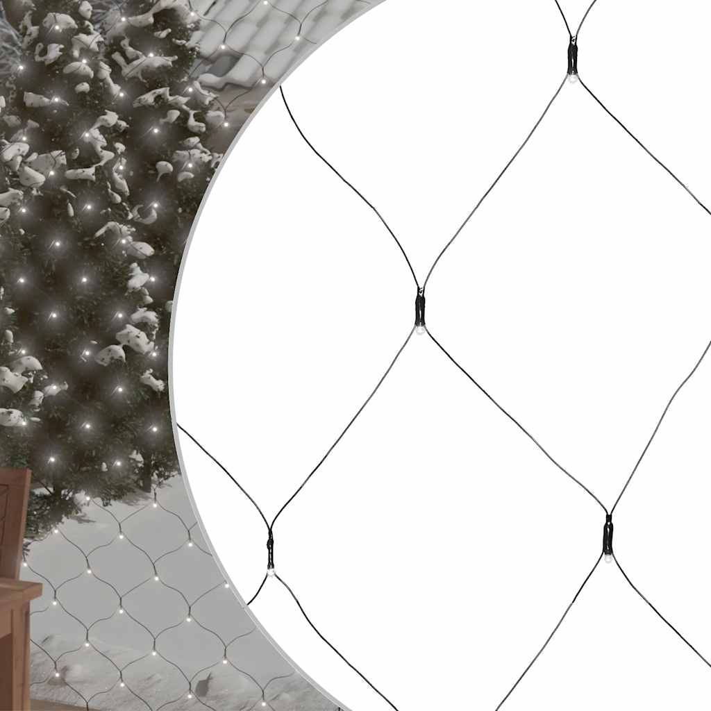 LED-Lichternetz Warmweiß 3x2 m 204 LEDs Indoor Outdoor