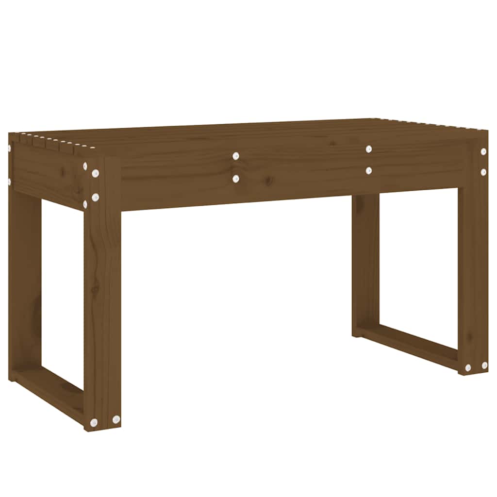 Gartenbank 80x38x45 cm Massivholz Kiefer
