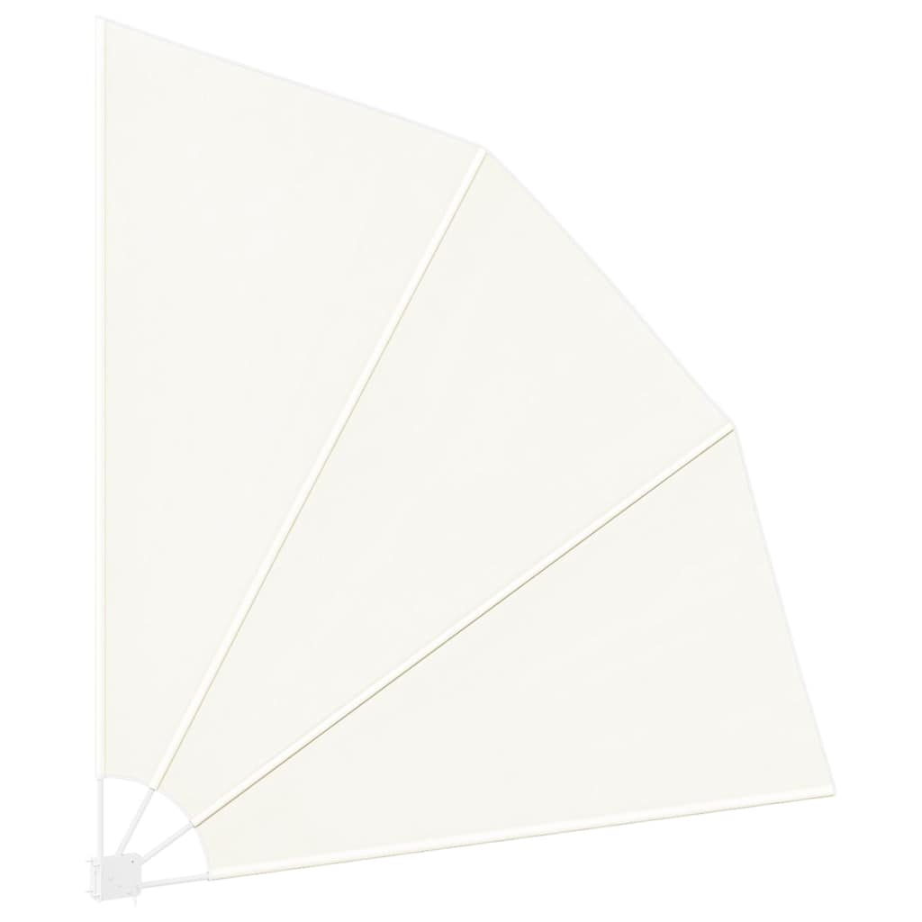 Faltbarer Balkonfächer Grau 210×210 cm