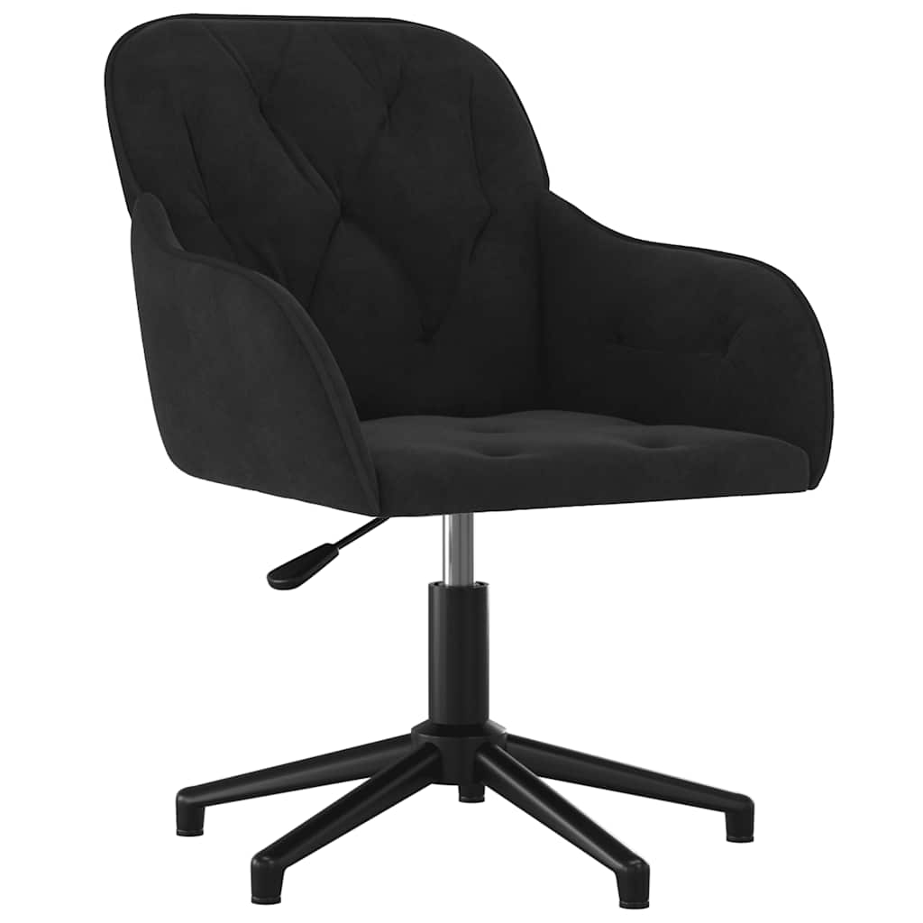 Bürostuhl Drehbar Blau Samt