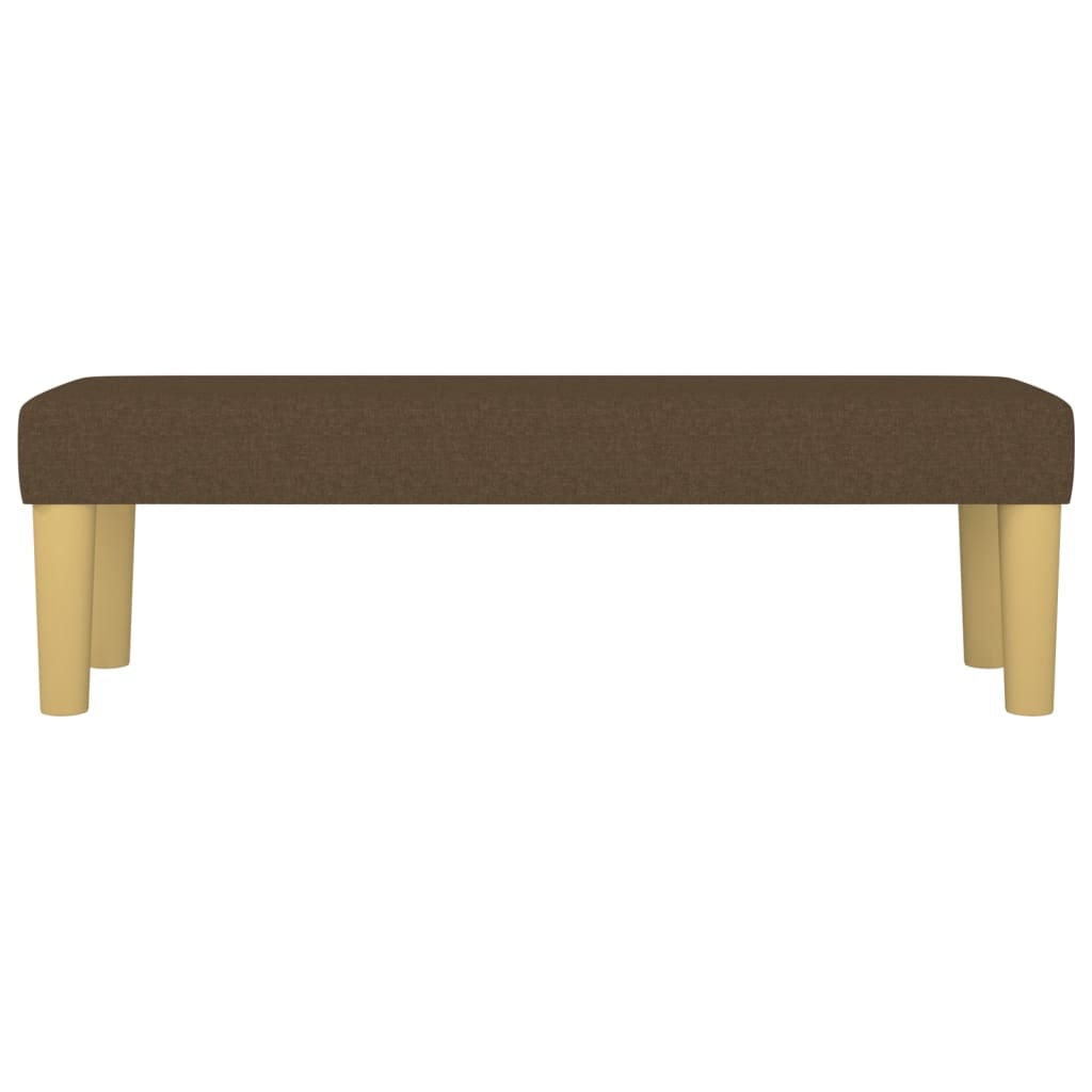 Sitzbank Hellgrau 70x30x30 cm Stoff