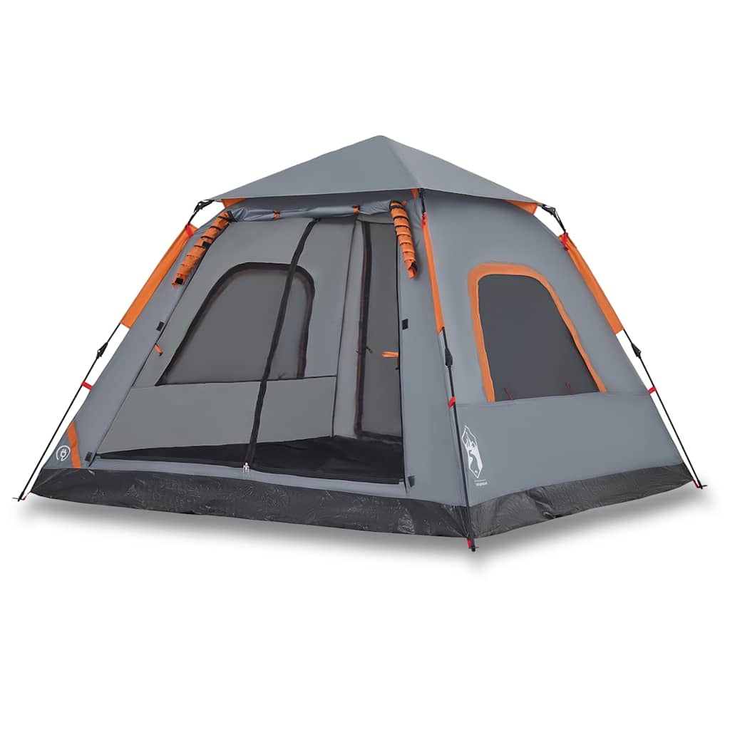 Kuppel-Campingzelt 4 Personen Grün Quick Release