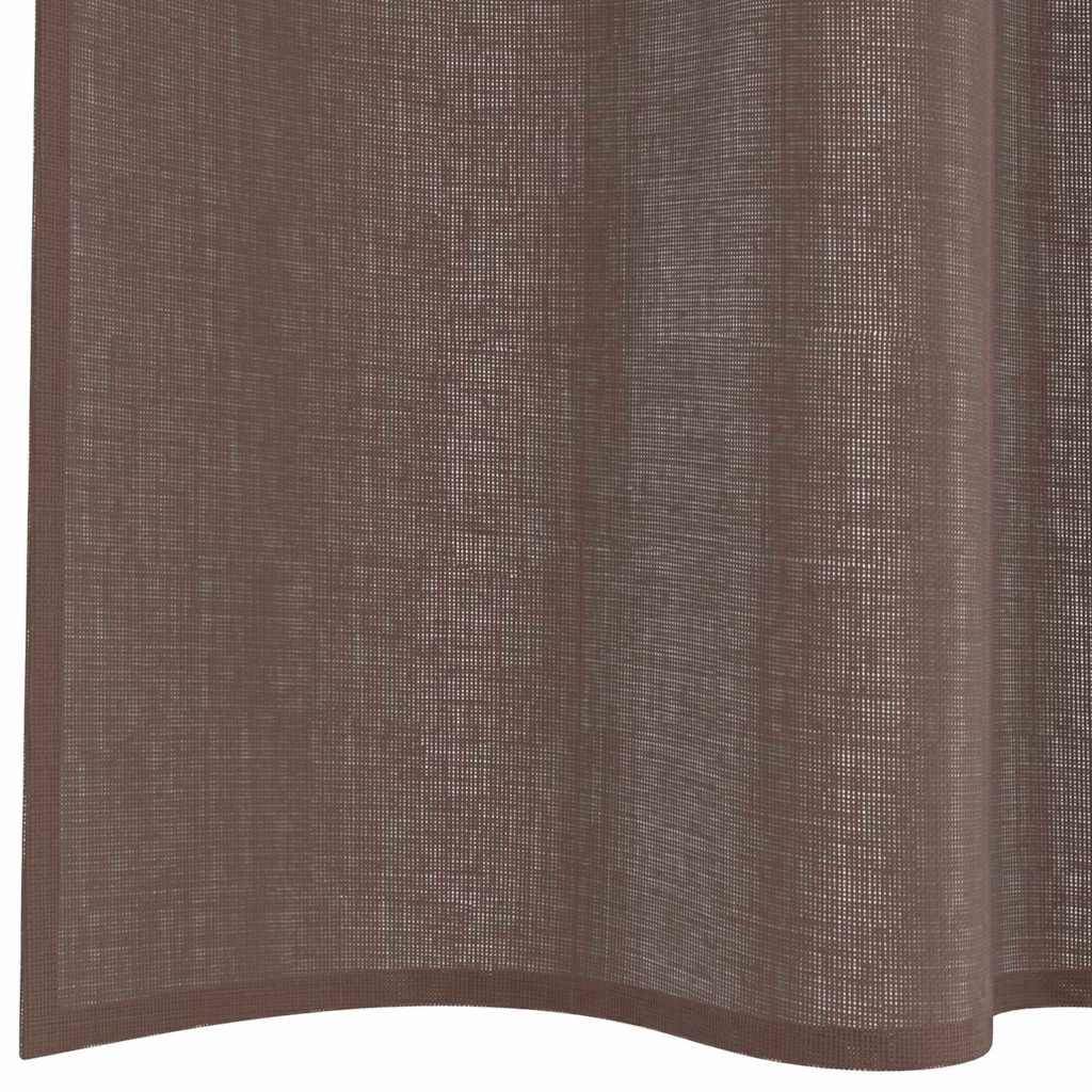Voile Vorhänge mit Ösen 2 Stk. Apfelgrün 140x140 cm