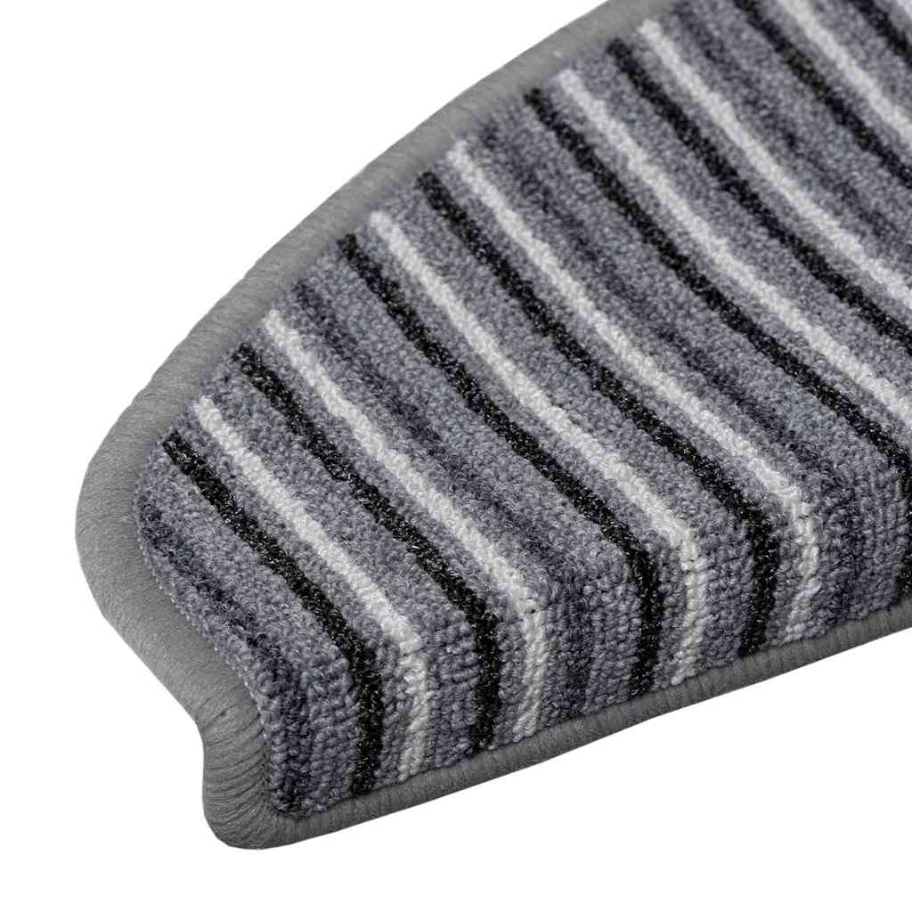 Selbstklebende Treppenschoner 15 pcs Anthrazit 56 x 17 x 3 cm