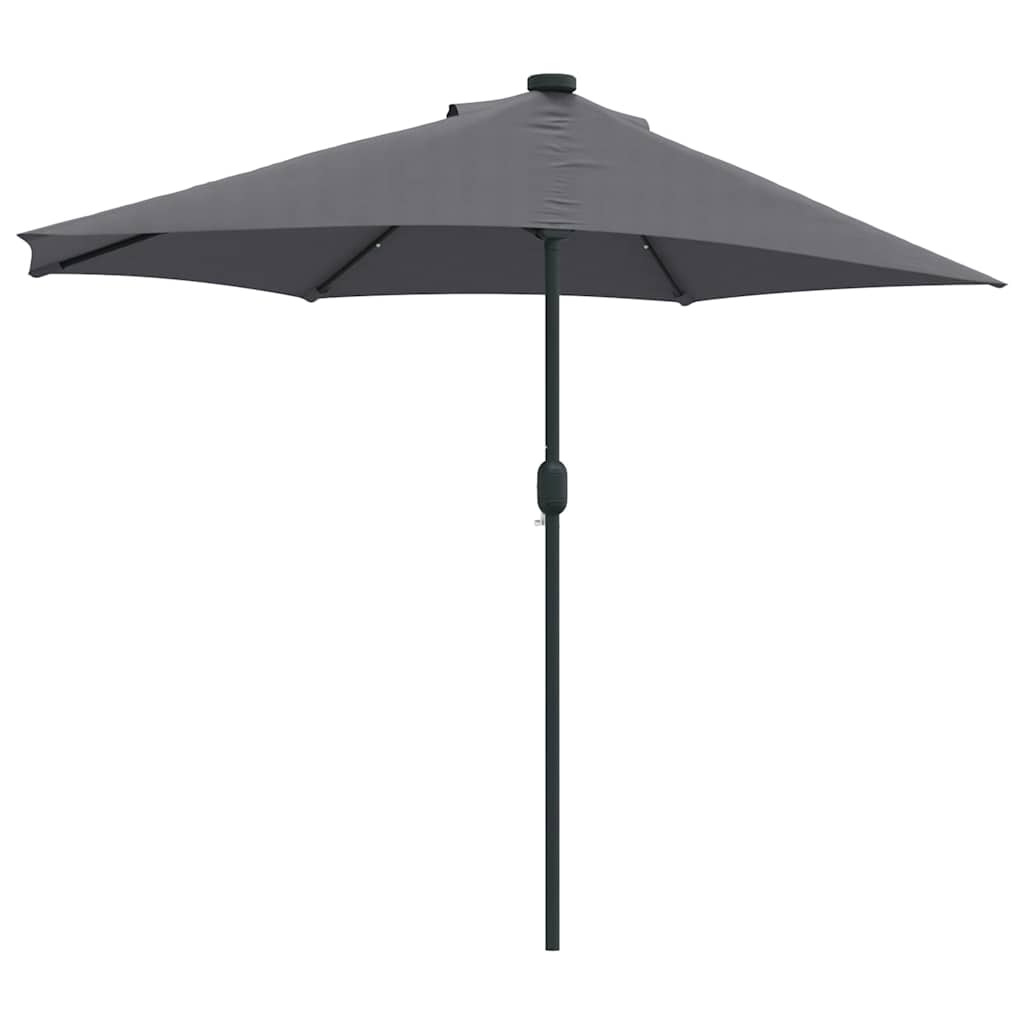 Garten-Sonnenschirm Sand 294 x 150 x 224 cm Polyester und Stahl