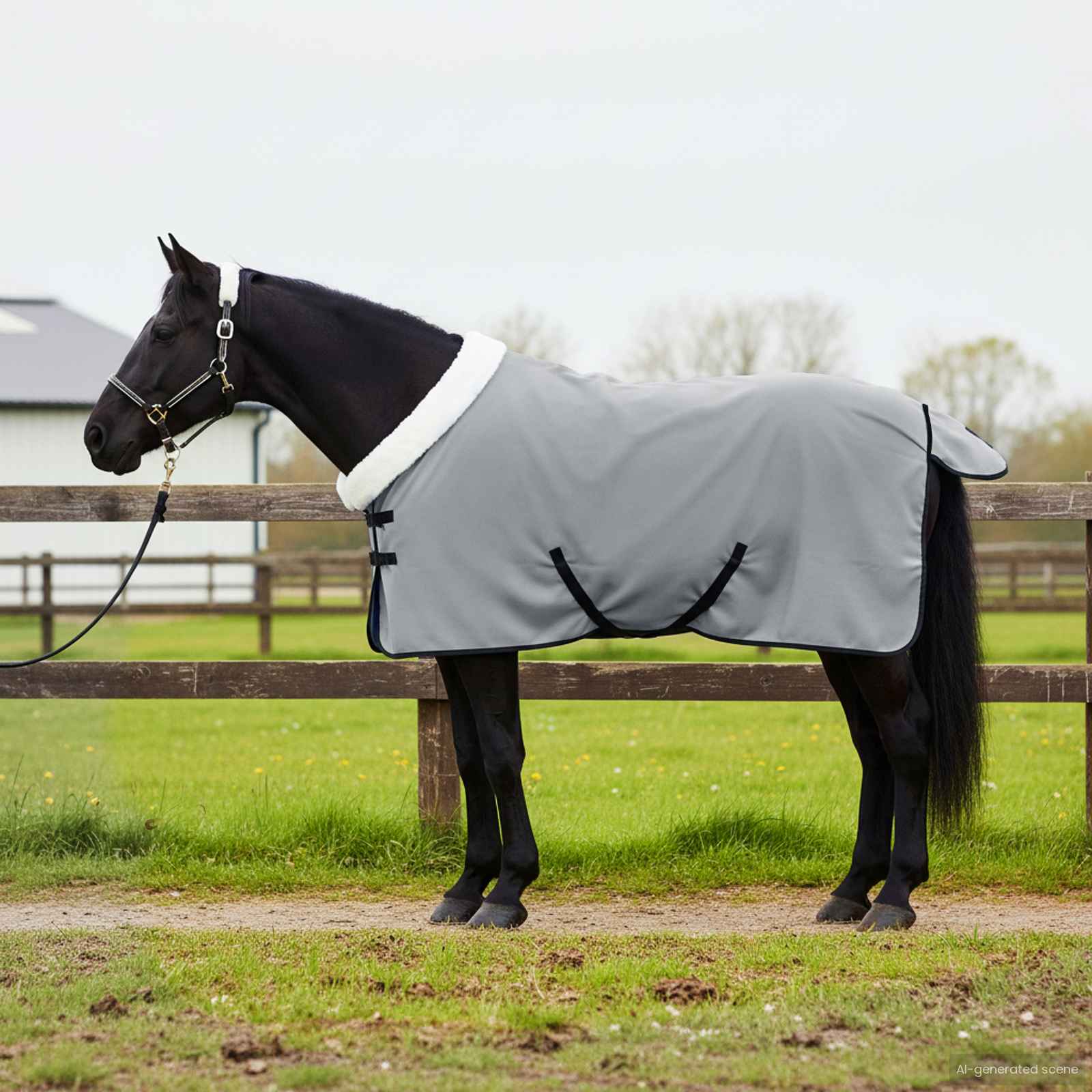 Pferdedecke Volles Aqua 75 cm Polarfleece