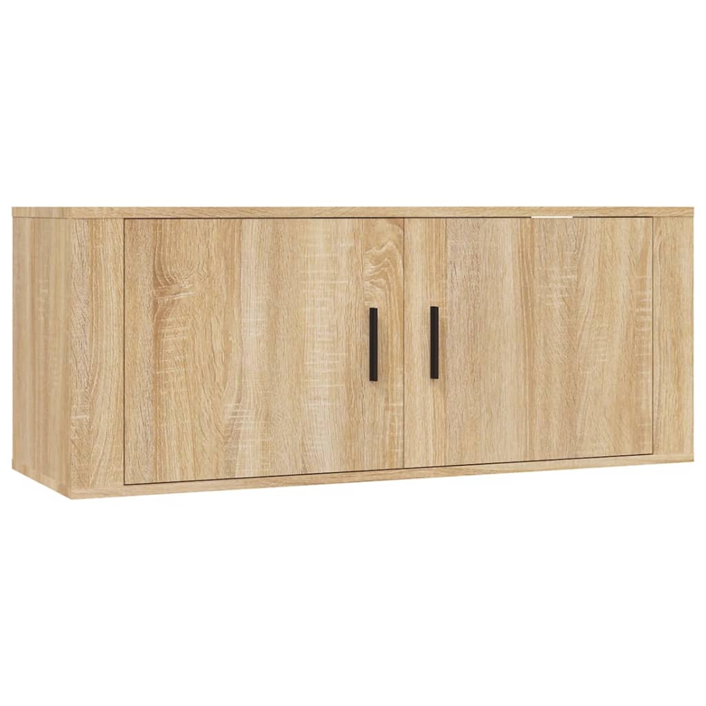 3-tlg. TV-Schrank-Set Weiß Holzwerkstoff
