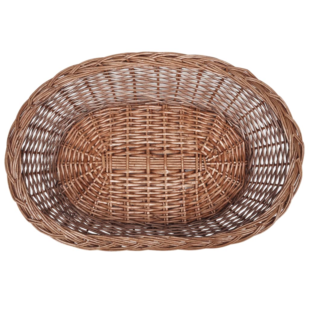 Hundebett aus Weide Natur 90 cm