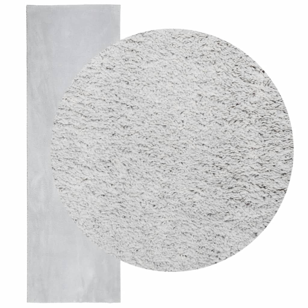 Teppich HUARTE Kurzflor Weich und Waschbar Anthrazit 60x110 cm