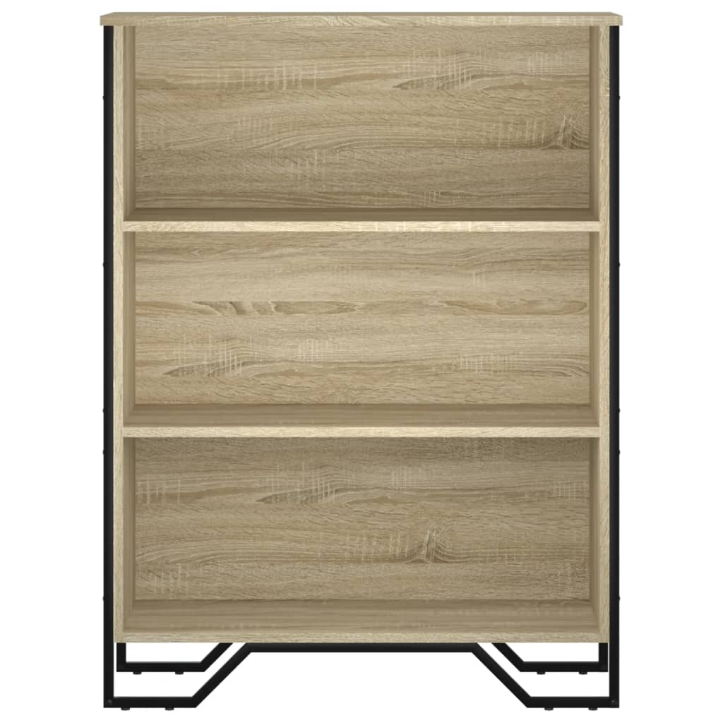 Bücherregal Schwarz 80x31x169 cm Holzwerkstoff
