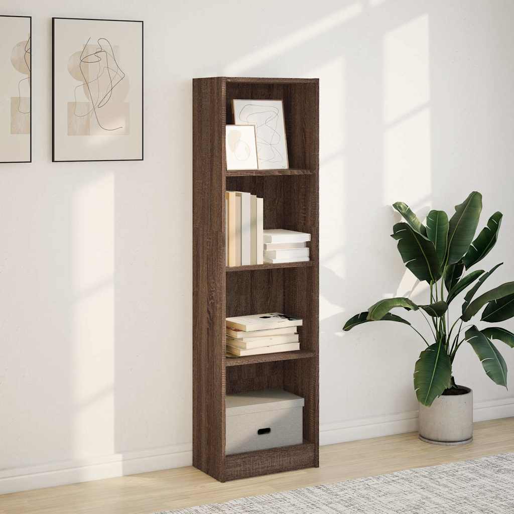 Bücherregal Weiß 40x24x75 cm Holzwerkstoff