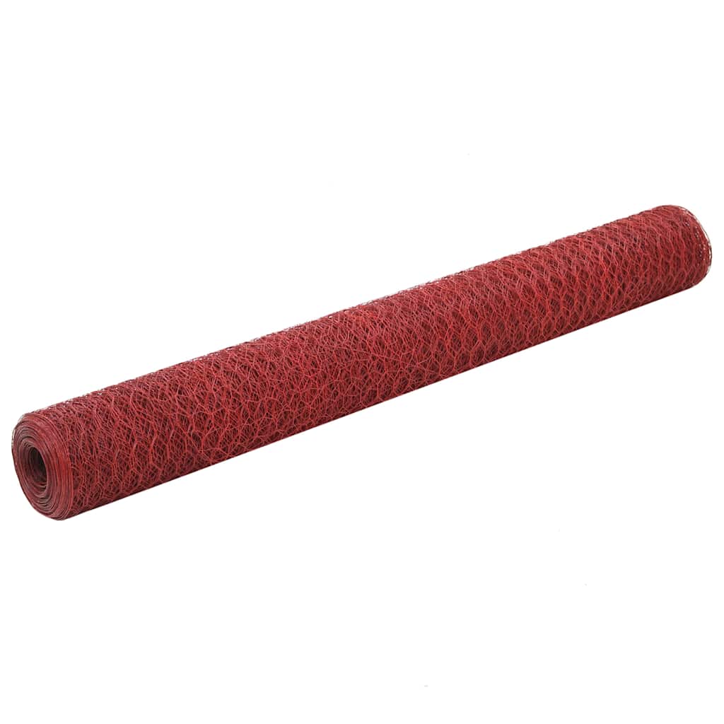 Drahtzaun mit PVC-Beschichtung 25x0,75 m Grün