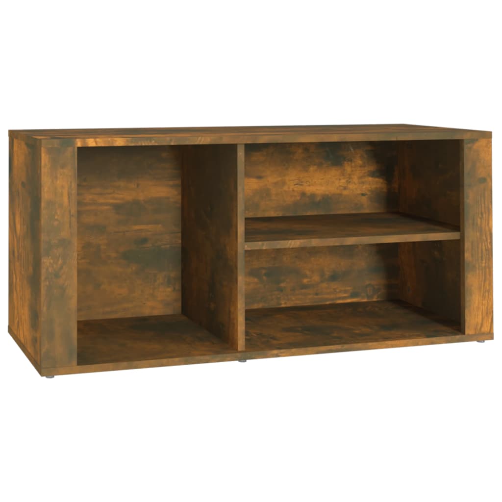 Schuhregal Weiß 100x35x45 cm Holzwerkstoff