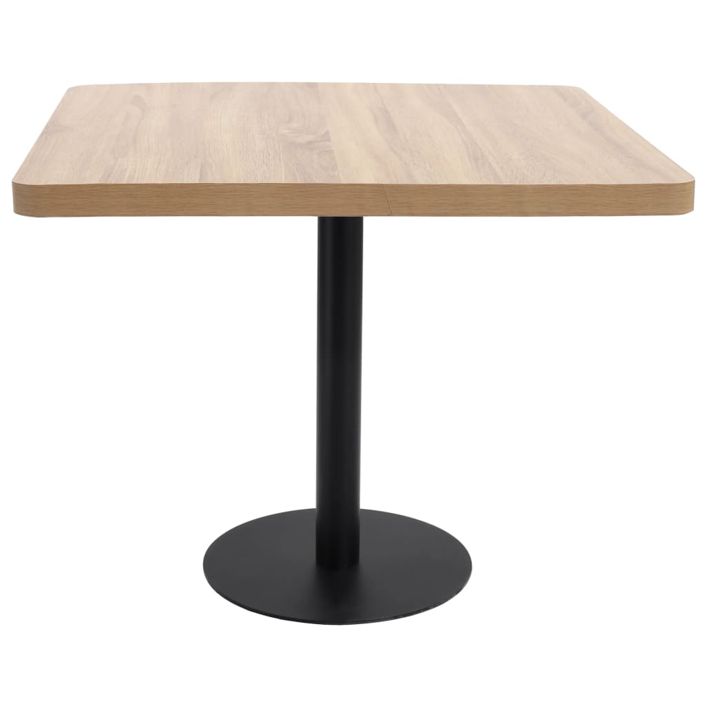 Bistrotisch Hellbraun 50x50 cm MDF