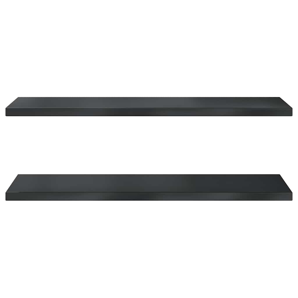 Wandregale 2 Stk. 100x40 cm Silbern Edelstahl