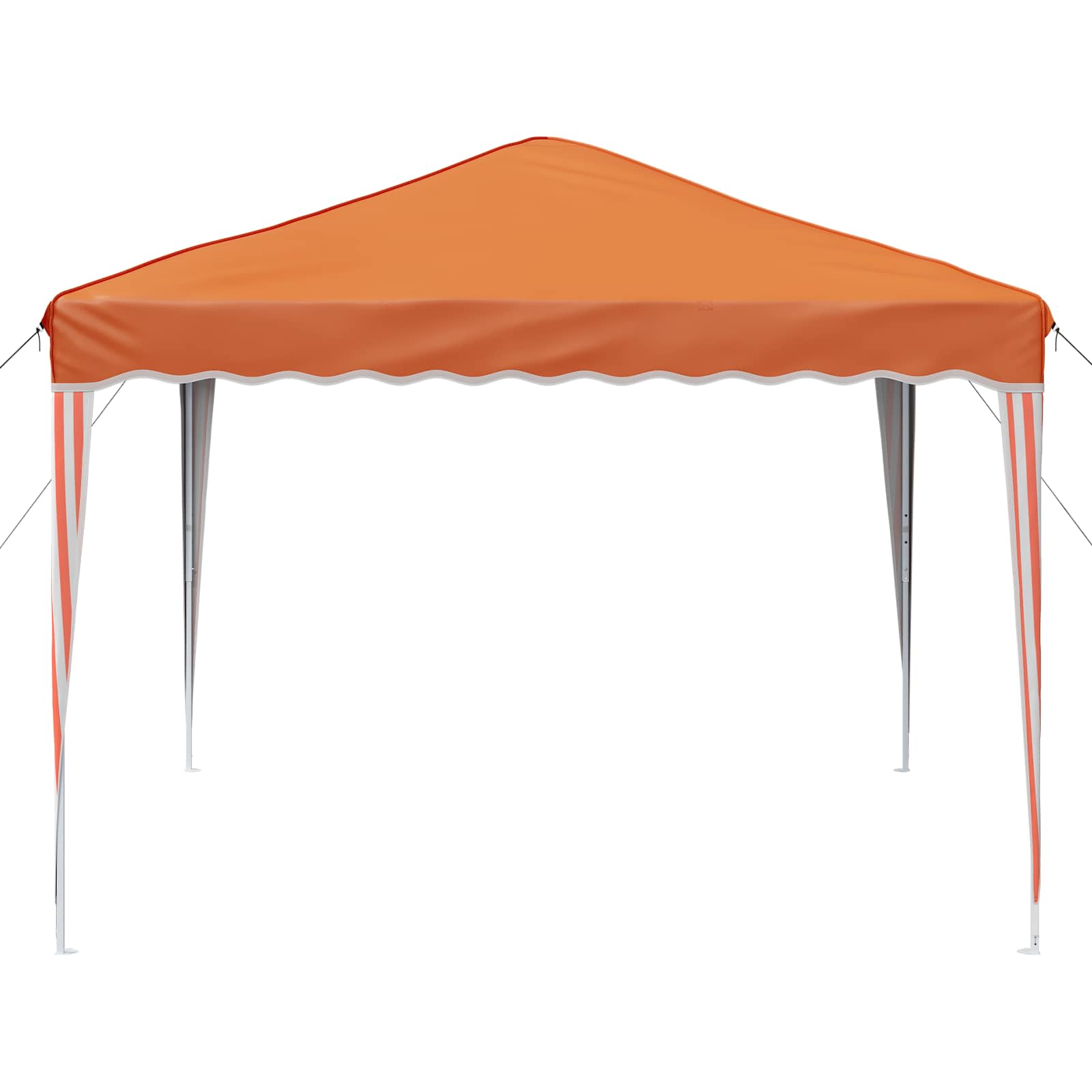Pop-up Partyzelt 288 x 288 x 245 cm Creme Oxford-Stoff