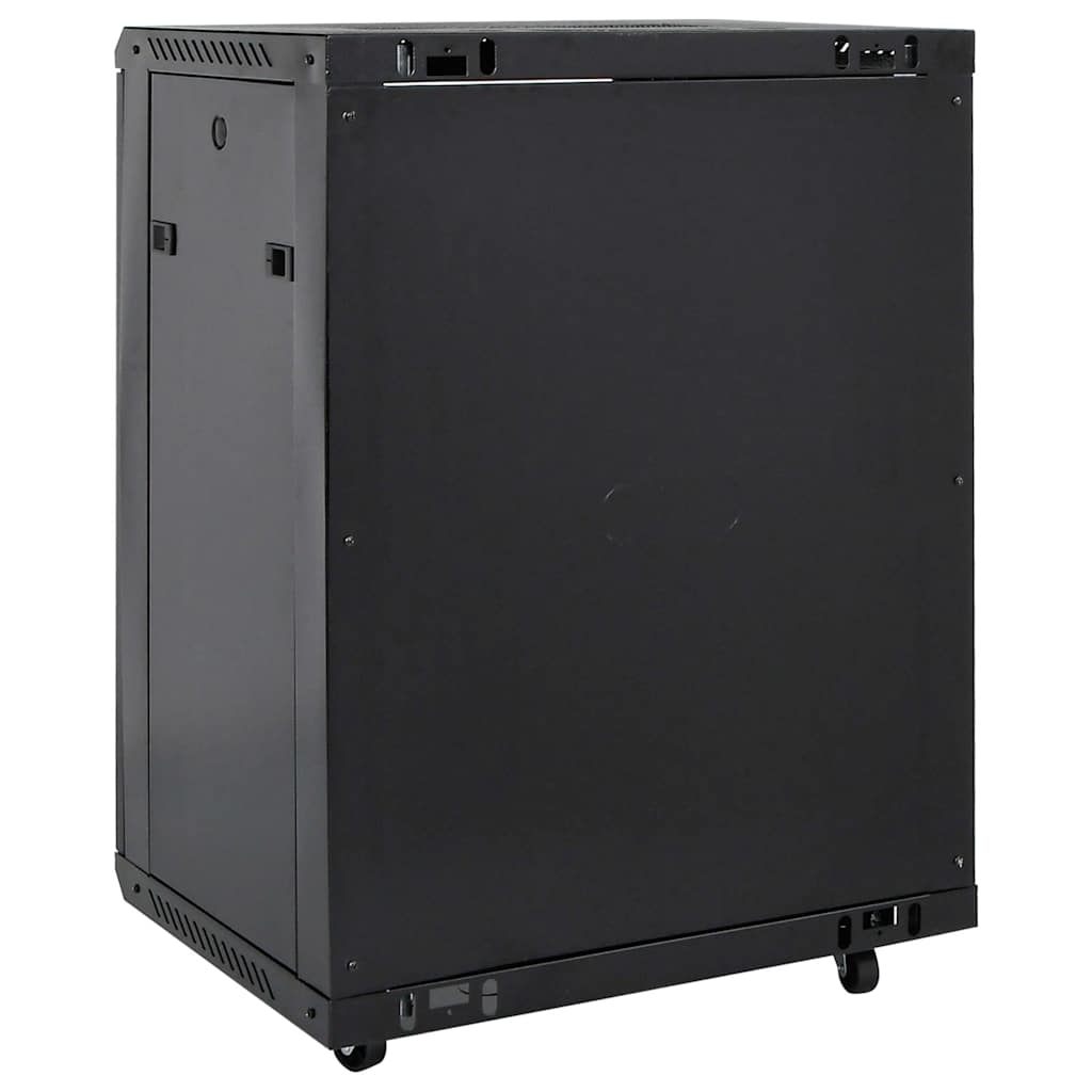 15U Netzwerkschrank 19" IP20 Schwarz 60x45x86 cm