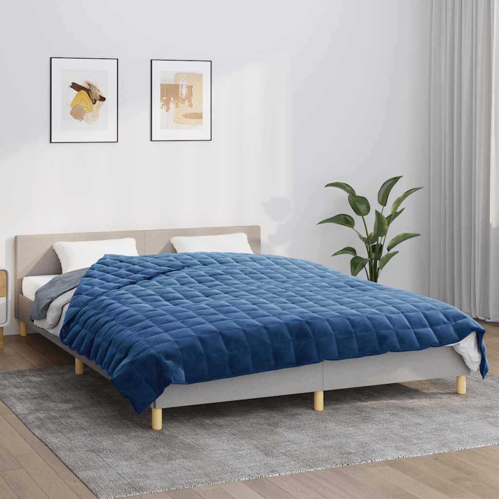 Gewichtsdecke Grau 122x183 cm 5 kg Stoff