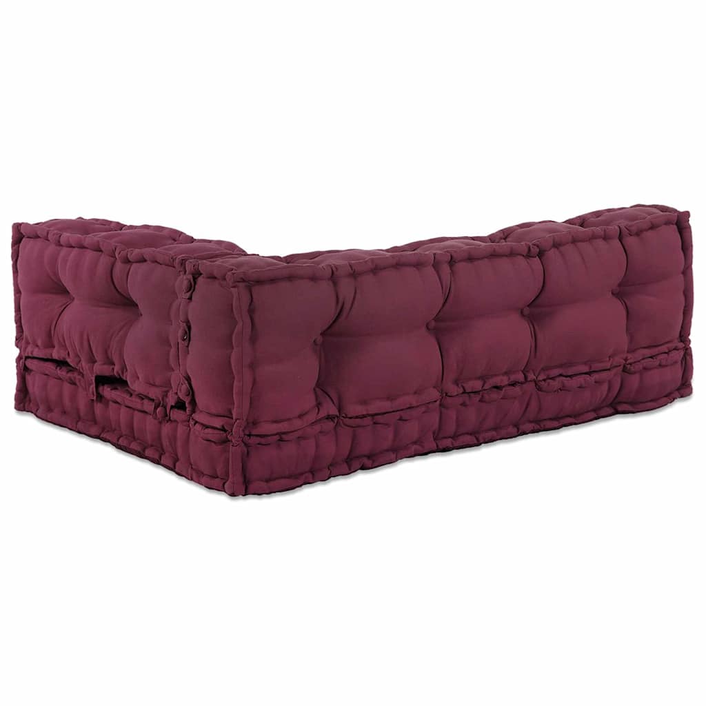 Palettensofa-Auflage Mehrfarbig Stoff Patchwork