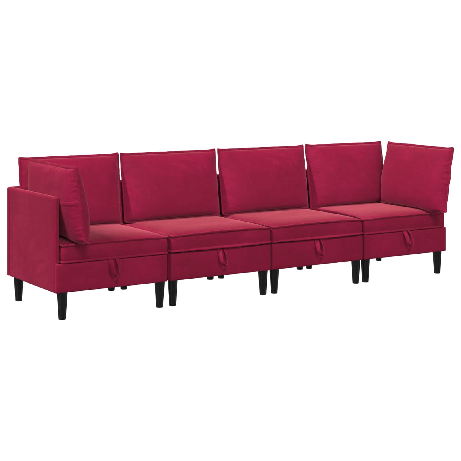 Wohnzimmergarnitur mit Kissen mit Speicher 3 pcs Hellgrau Samt