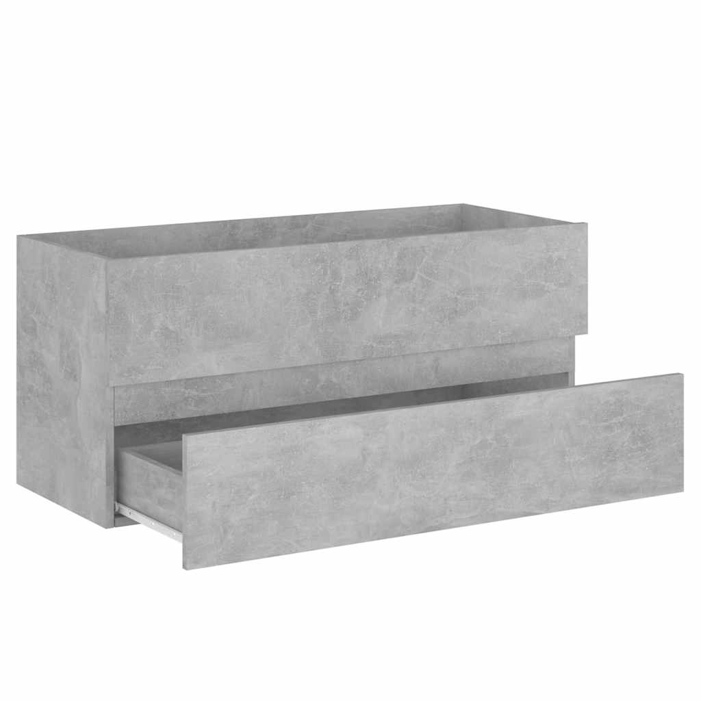 2-tlg. Badmöbel-Set Weiß Holzwerkstoff