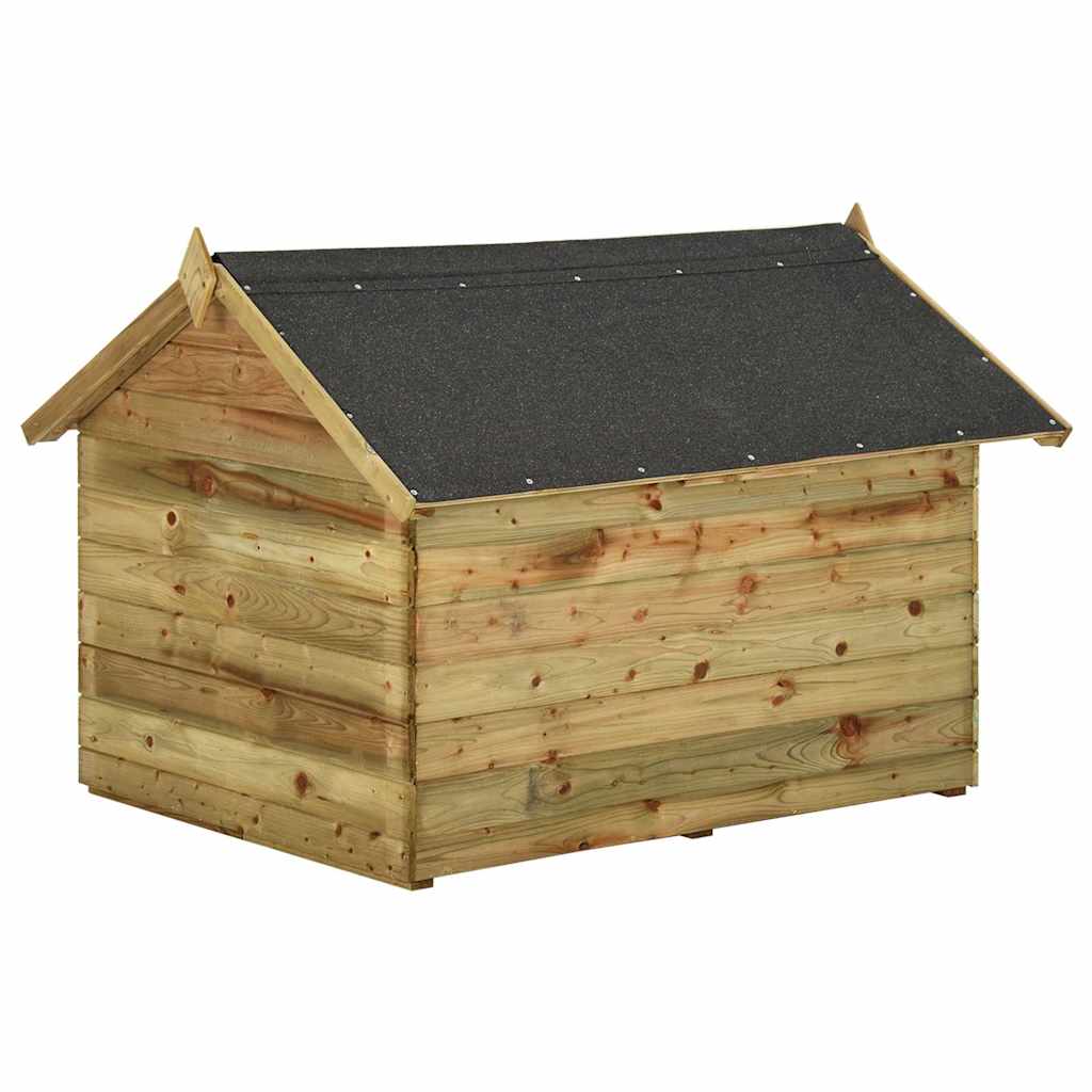 Hundehütte mit Dach Imprägniertes Kiefernholz