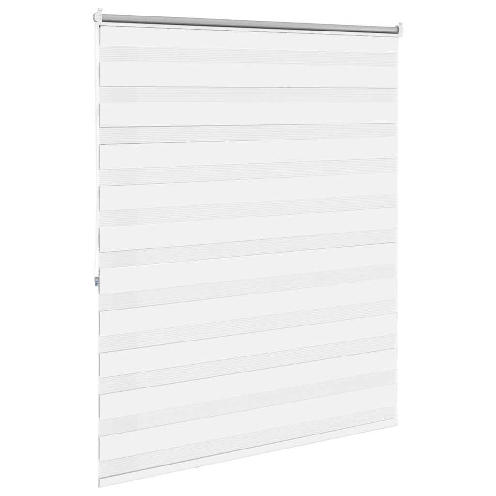 Zebra-Rollo 40,9 x 100 cm, Stoffbreite 36,7 cm, Weiß