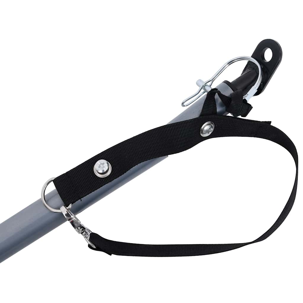 Fahrradanhänger Schwarz und Gelb 65 kg